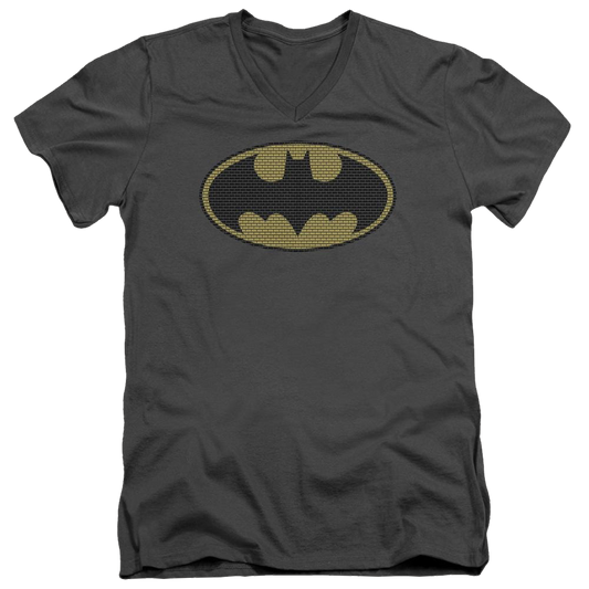 Batman Little Logos - Men's V-Neck T-Shirt