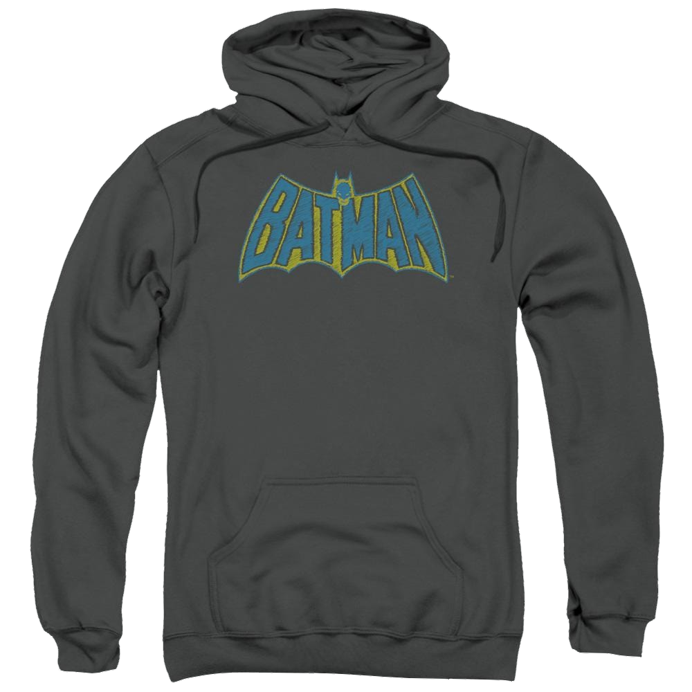 Batman Sketch Logo - Pullover Hoodie