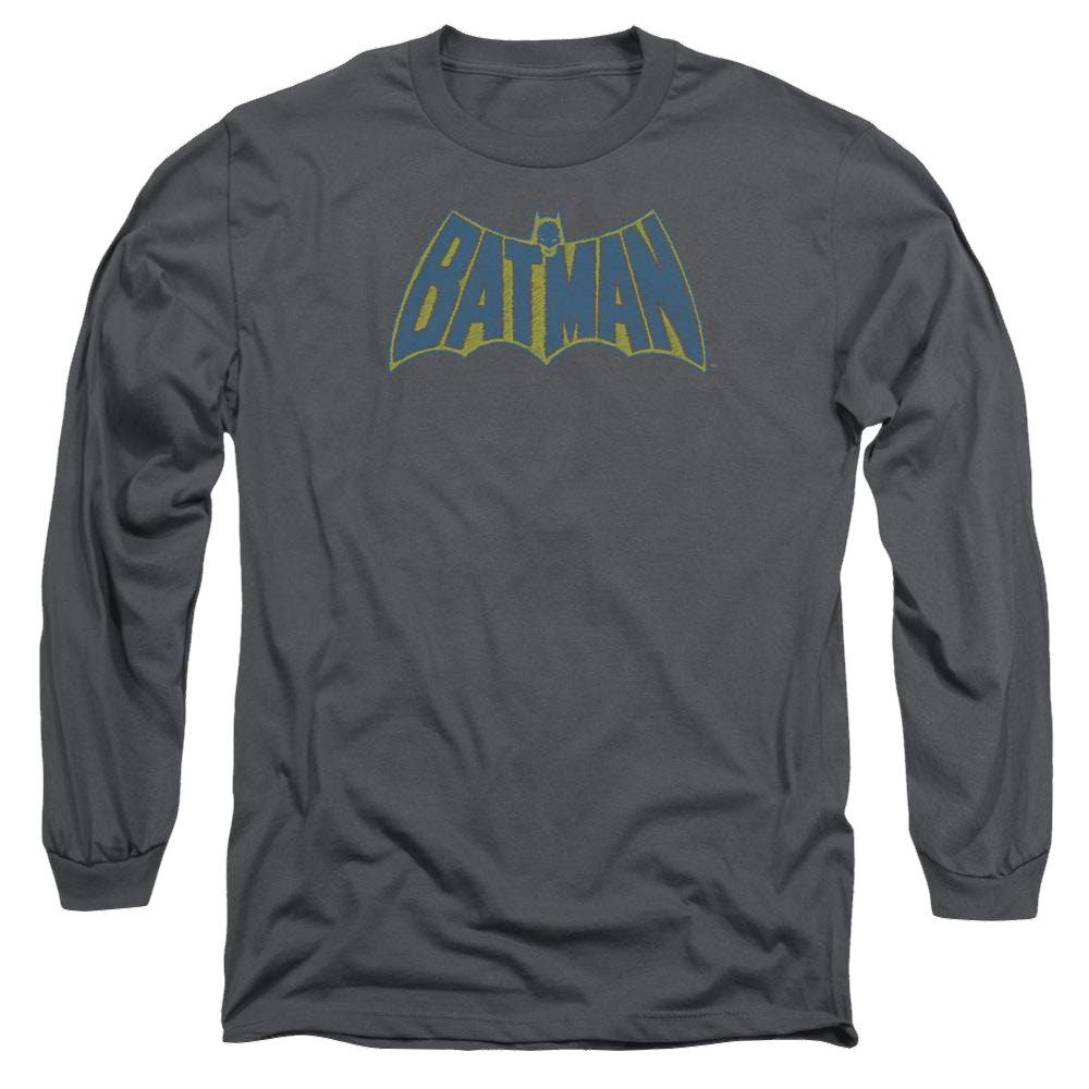 Batman Sketch Logo - Men's Long Sleeve T-Shirt
