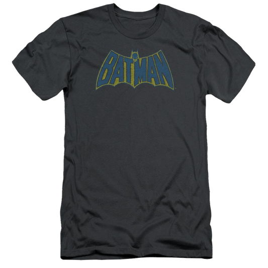 Batman Sketch Logo - Men's Slim Fit T-Shirt