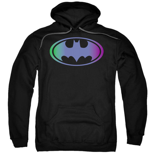 Batman Gradient Bat Logo Mens Hoodie Black