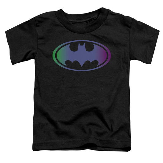 Batman Gradient Bat Logo Toddler Kids Youth T Shirt Black