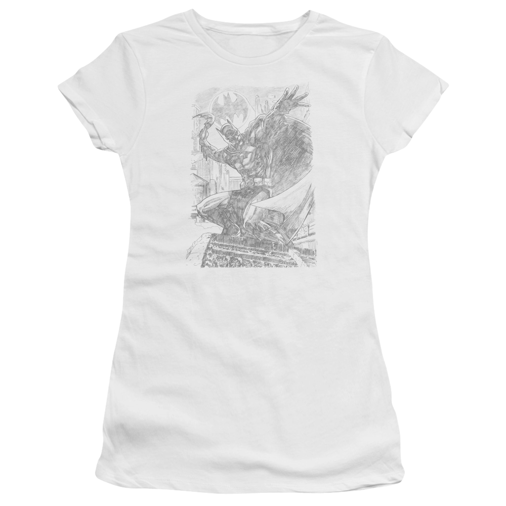 Batman Pencil Batarang Throw - Juniors T-Shirt