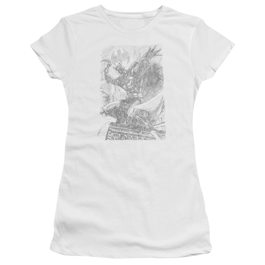 Batman Pencil Batarang Throw - Juniors T-Shirt