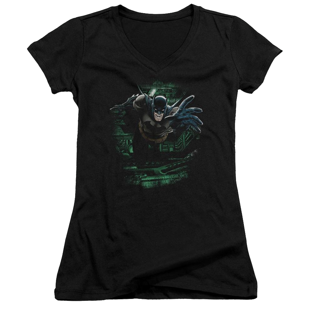 Batman Surprise - Juniors V-Neck T-Shirt
