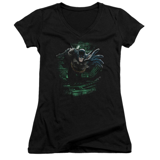 Batman Surprise - Juniors V-Neck T-Shirt