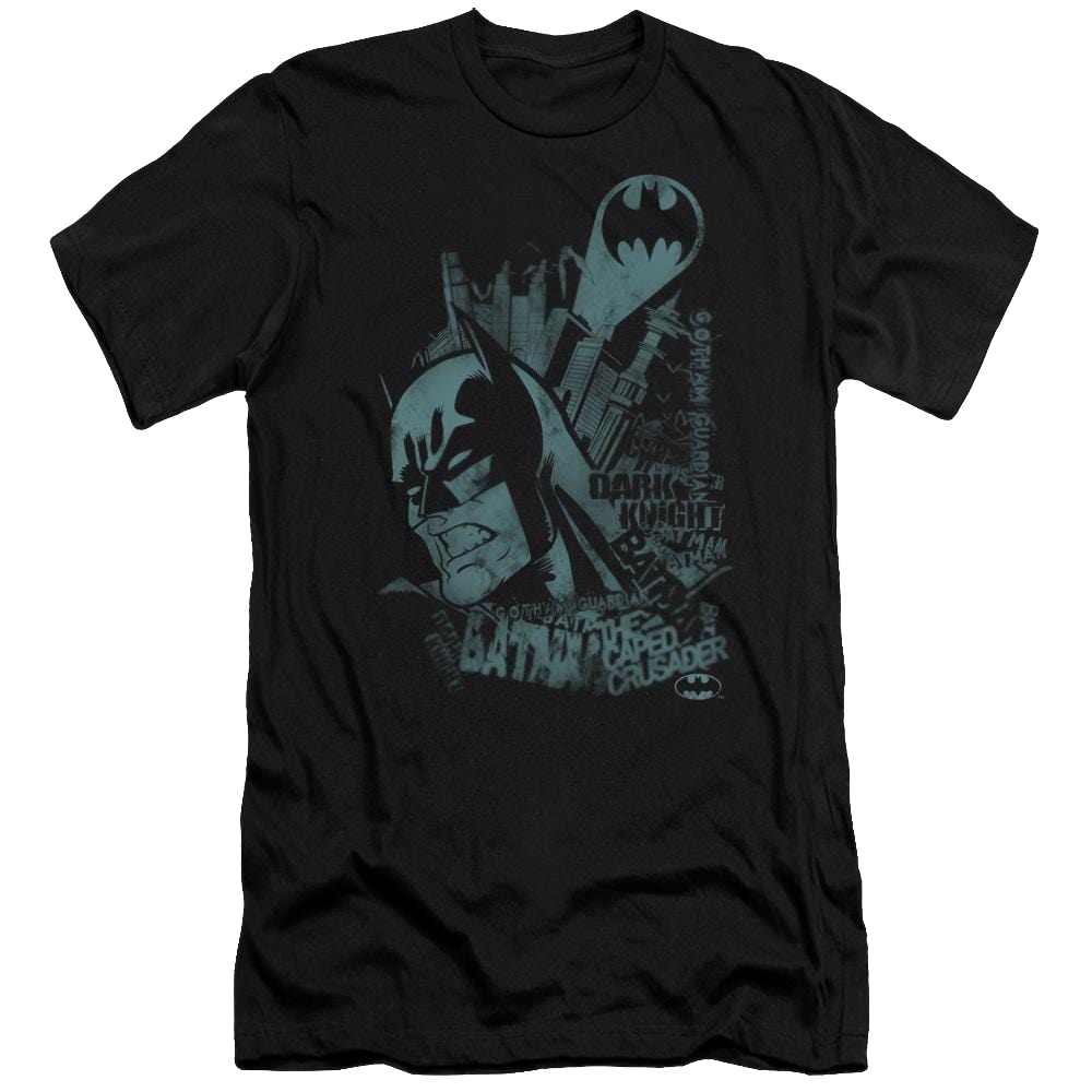 Batman Gritted Teeth - Men's Premium Slim Fit T-Shirt