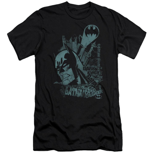 Batman Gritted Teeth - Men's Premium Slim Fit T-Shirt