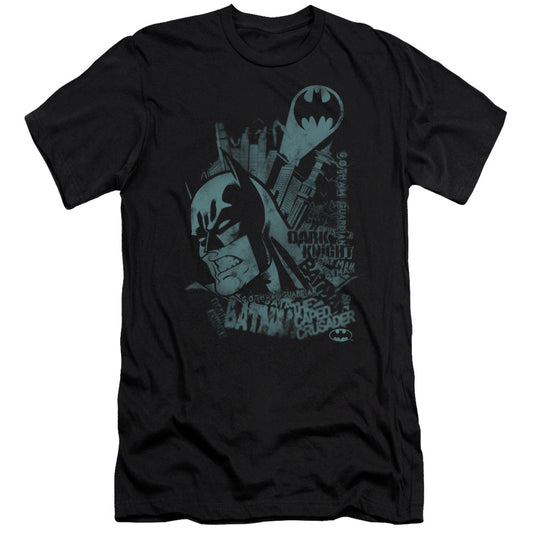 Batman Grited Teeth Premium Bella Canvas Slim Fit Mens T Shirt Black