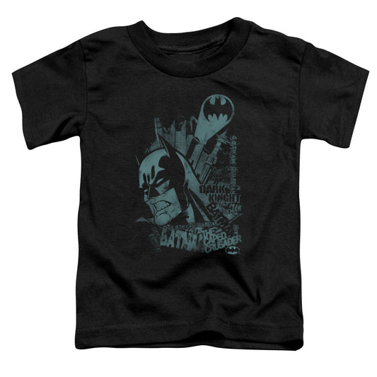 Batman Grited Teeth Toddler Kids Youth T Shirt Black