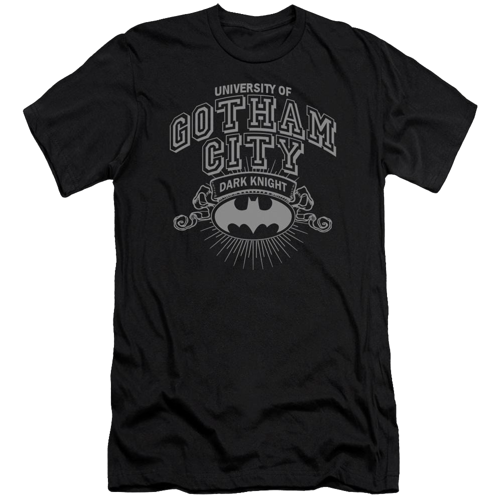 Batman University Of Gotham - Men's Premium Slim Fit T-Shirt