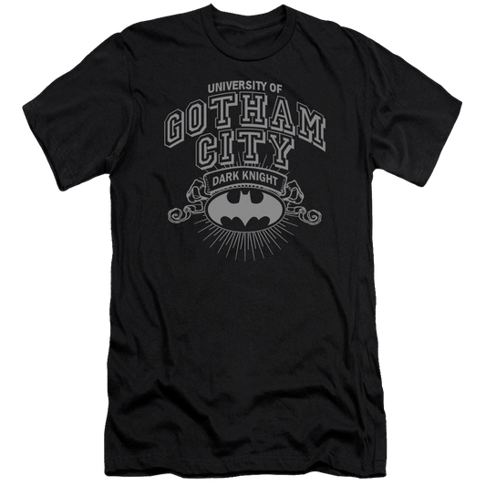 Batman University Of Gotham - Men's Premium Slim Fit T-Shirt