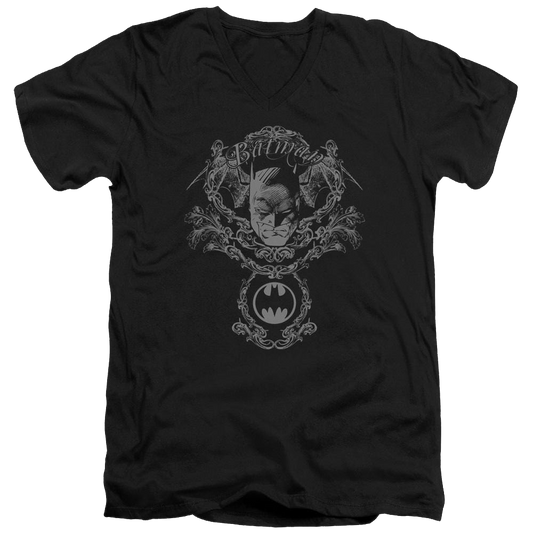 Batman Dark Knight Heraldry - Men's V-Neck T-Shirt