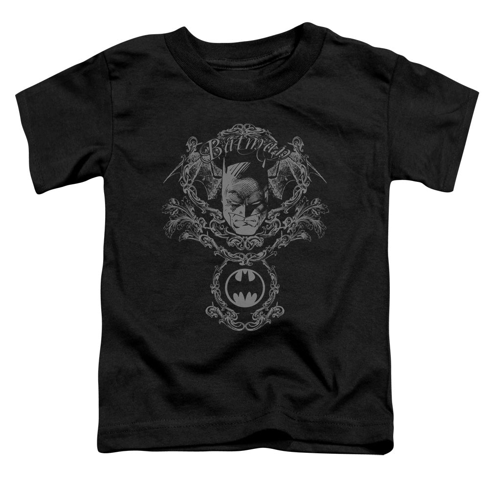 Batman Dark Knight Heraldry Toddler Kids Youth T Shirt Black