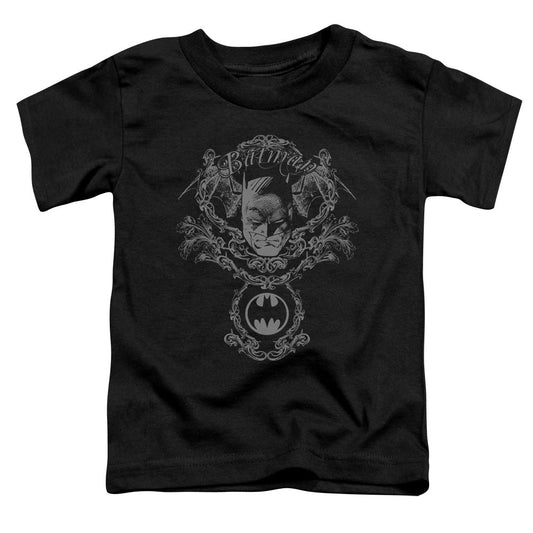 Batman Dark Knight Heraldry Toddler Kids Youth T Shirt Black