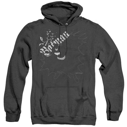 Batman Darkness Heather Mens Hoodie Black