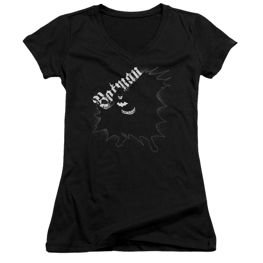 Batman Darkness - Juniors V-Neck T-Shirt