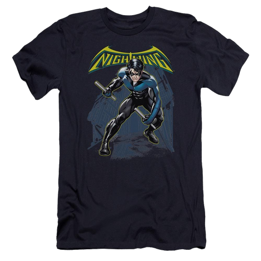 Batman Nightwing - Men's Premium Slim Fit T-Shirt