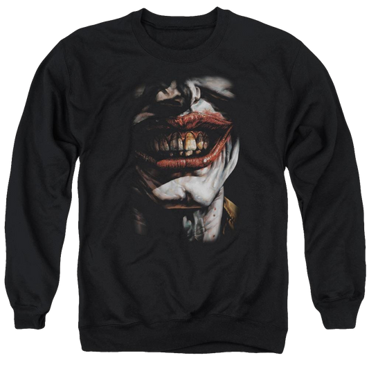 Batman Smile Of Evil - Men's Crewneck Sweatshirt