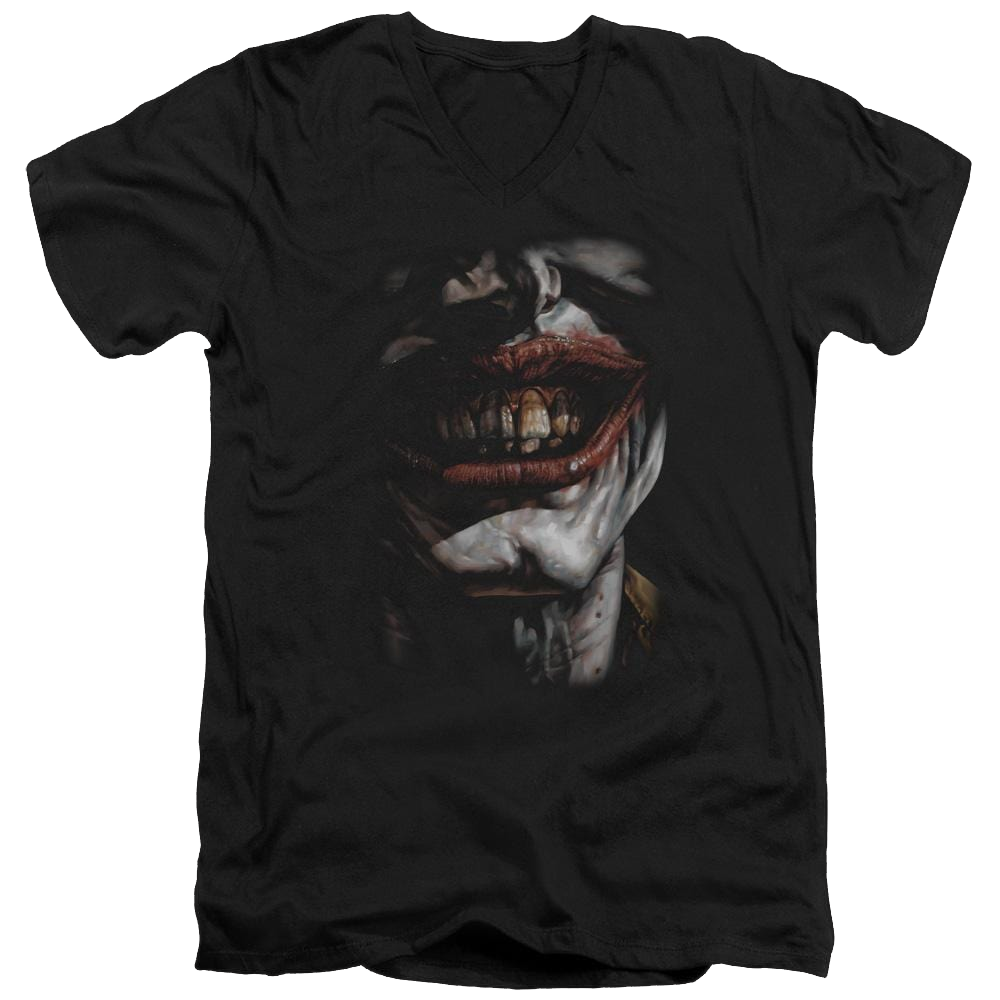 Batman Smile Of Evil - Men's V-Neck T-Shirt