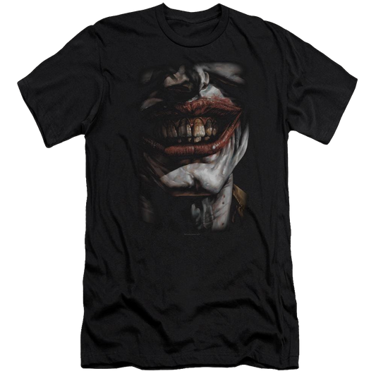 Batman Smile Of Evil - Men's Premium Slim Fit T-Shirt