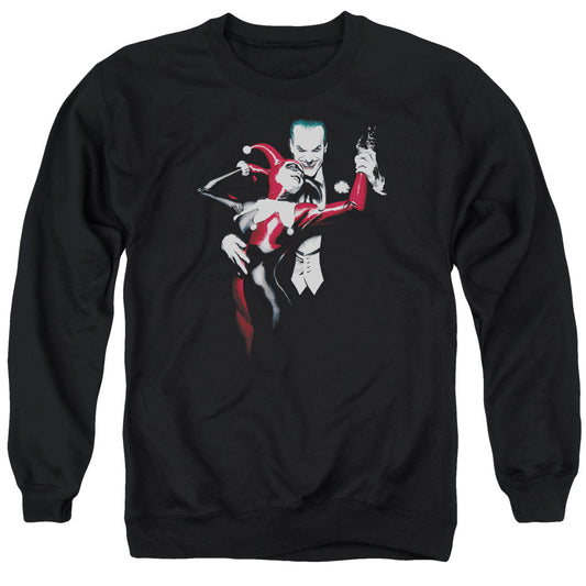 Batman Harley And Joker Mens Crewneck Sweatshirt Black