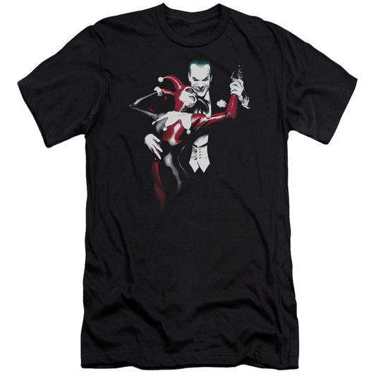 Batman Harley And Joker Slim Fit Mens T Shirt Black