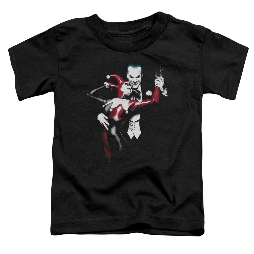 Batman Harley And Joker Toddler Kids Youth T Shirt Black