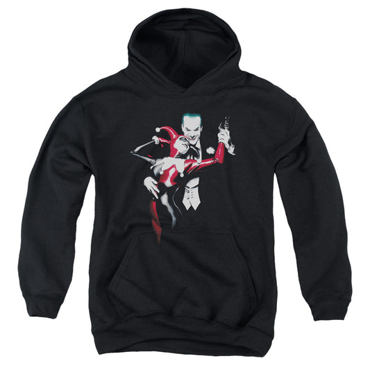 Batman Harley And Joker Kids Youth Hoodie Black