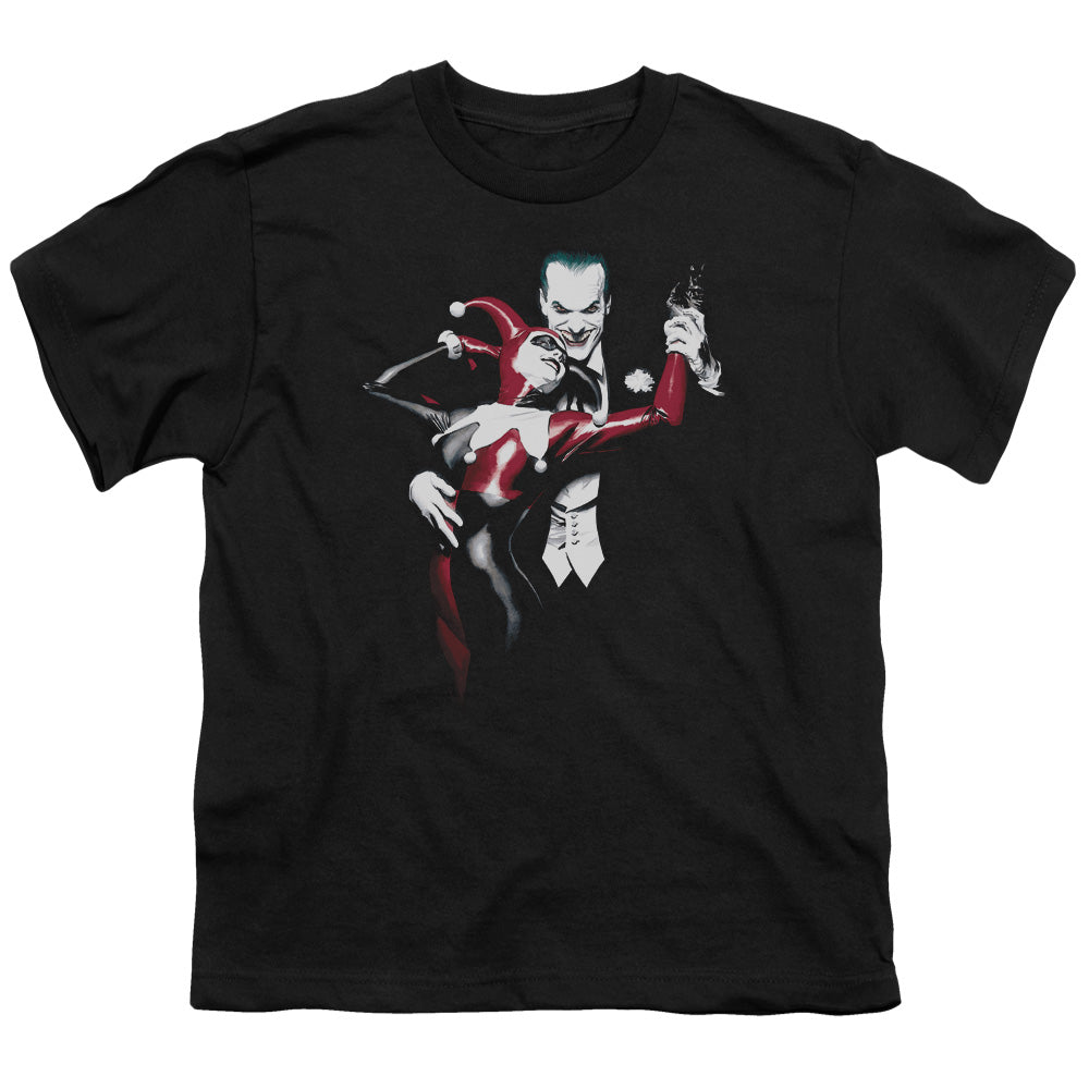Batman Harley And Joker Kids Youth T Shirt Black