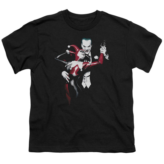 Batman Harley And Joker Kids Youth T Shirt Black