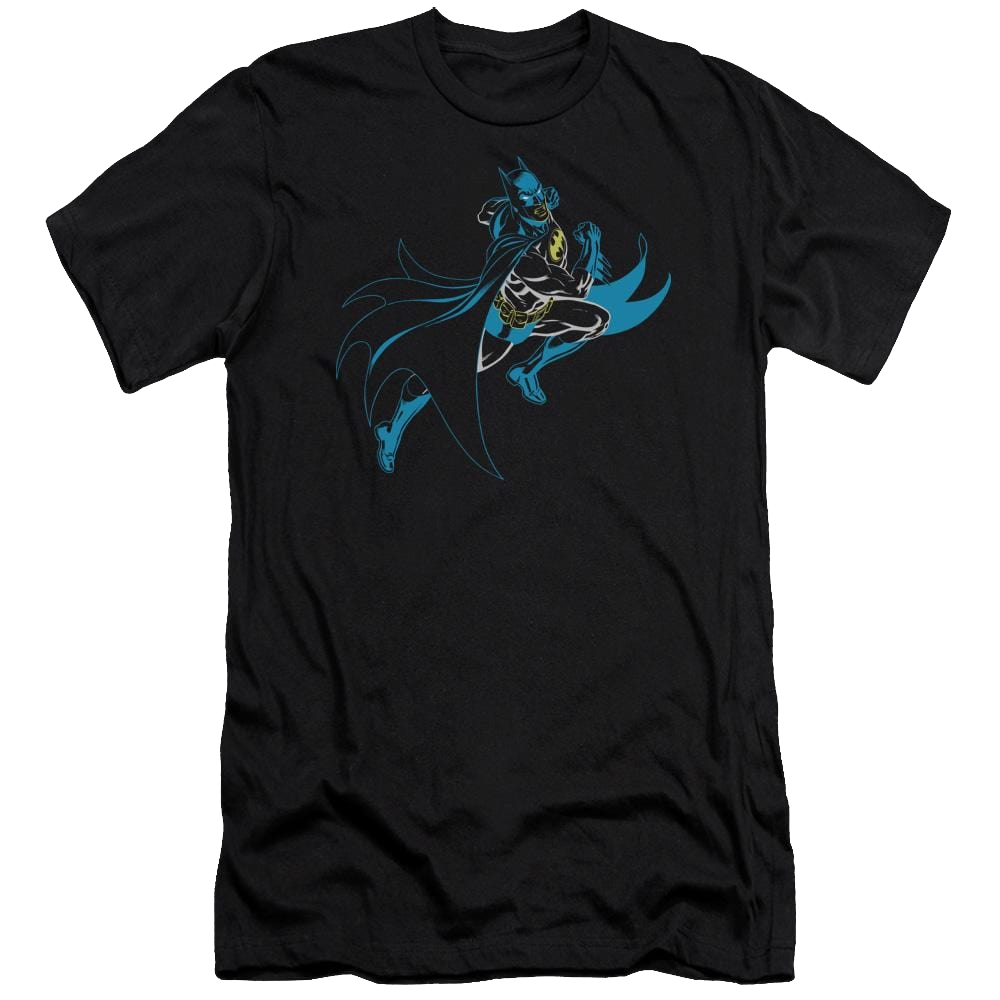 Batman Neon Batman - Men's Premium Slim Fit T-Shirt