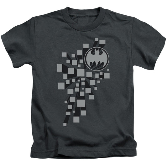 Batman Gotham 3d Juvenile Kids Youth T Shirt Charcoal