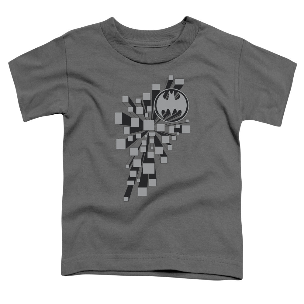 Batman Gotham 3d Toddler Kids Youth T Shirt Charcoal