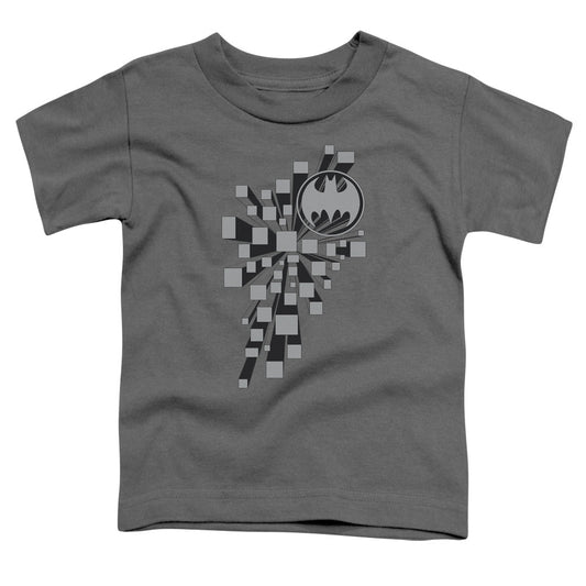 Batman Gotham 3d Toddler Kids Youth T Shirt Charcoal