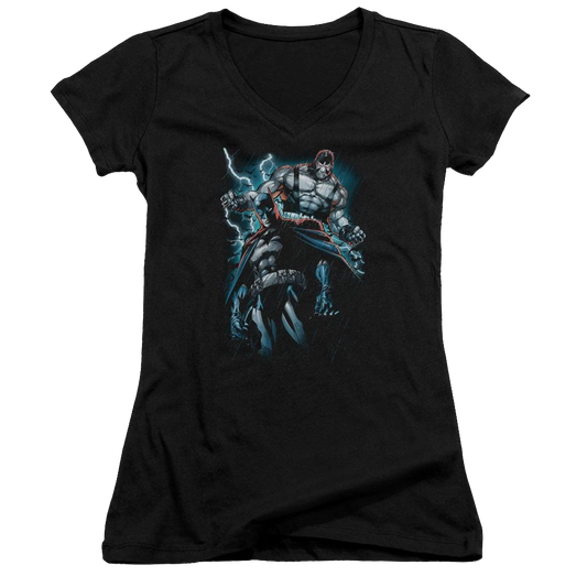 Batman Evil Rising - Juniors V-Neck T-Shirt