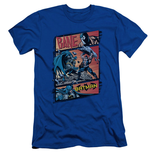 Batman Epic Batle Slim Fit Mens T Shirt Royal Blue