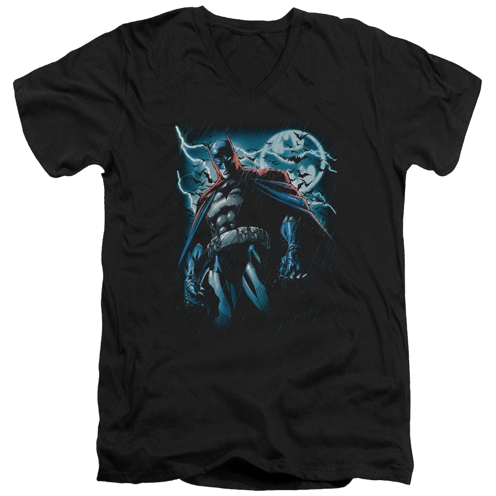 Batman Stormy Knight - Men's V-Neck T-Shirt
