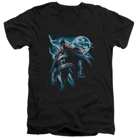 Batman Stormy Knight - Men's V-Neck T-Shirt