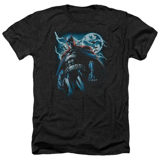 Batman Stormy Knight - Men's Heather T-Shirt