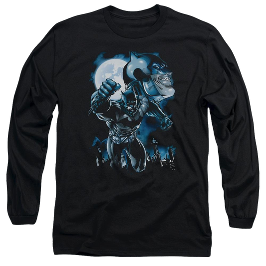 Batman Moonlight Bat - Men's Long Sleeve T-Shirt