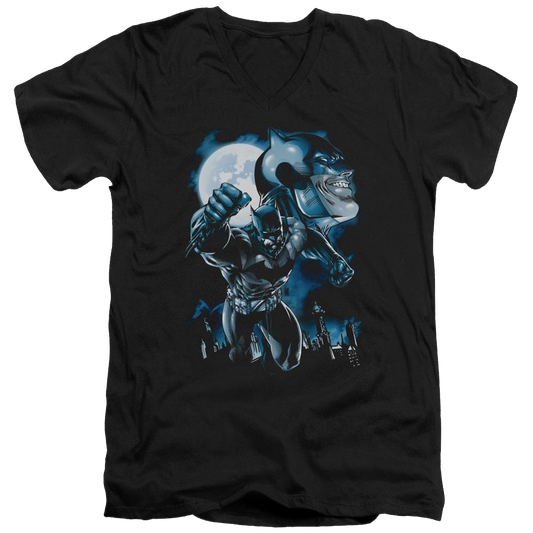 Batman Moonlight Bat - Men's V-Neck T-Shirt