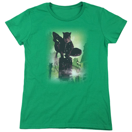 Batman Catwoman #63 Cover Womens T Shirt Kelly Green