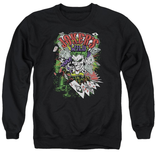 Batman Jokers Wild - Men's Crewneck Sweatshirt