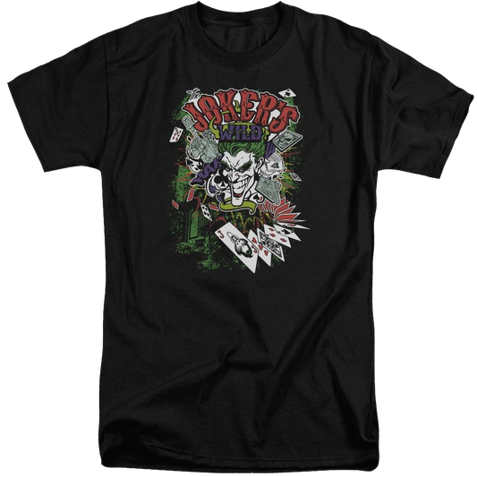 Batman Jokers Wild - Men's Tall Fit T-Shirt