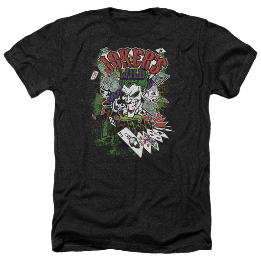 Batman Jokers Wild - Men's Heather T-Shirt