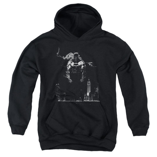 Batman Dirty City Kids Youth Hoodie Black