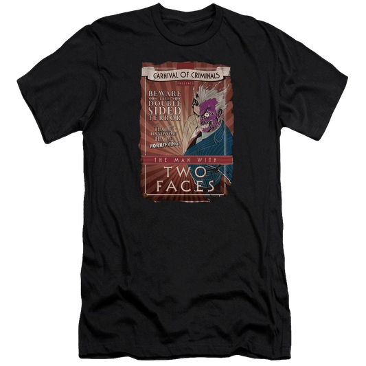 Batman Two Faces - Men's Premium Slim Fit T-Shirt