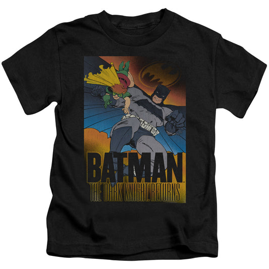 Batman Dk Returns Juvenile Kids Youth T Shirt Black