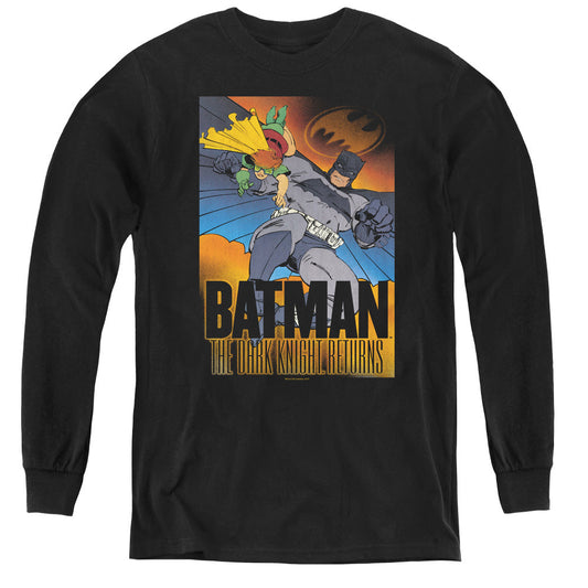 Batman Dk Returns Long Sleeve Kids Youth T Shirt Black